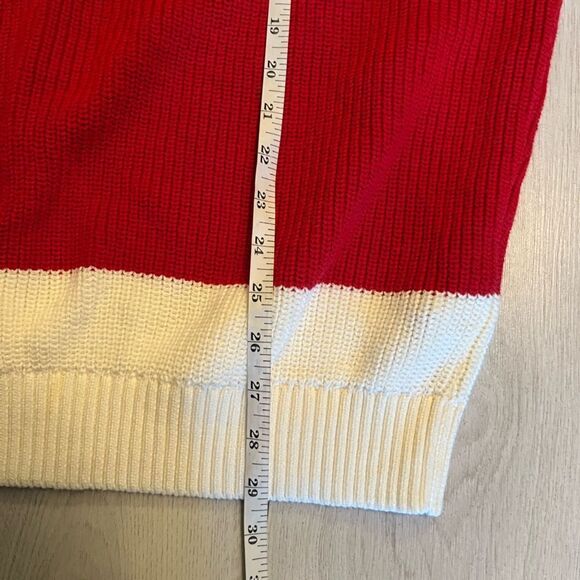 Zara cotton knit primary colour block sweater - Picture 8 of 8